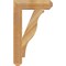 Ekena Millwork Funston Craftsman Rough Sawn Bracket, Western Red Cedar, 4"W x 18"D x 30"H BKT04X18X30FST04RWR - alternate 4